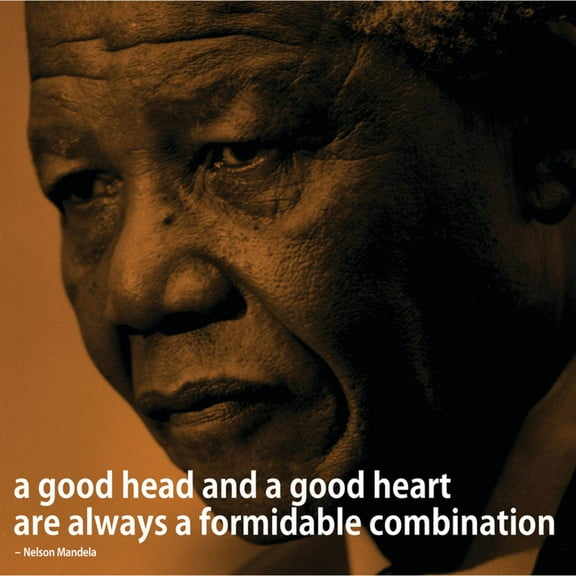 Art.com Nelson Mandela Quote iNspire 2 Motivational Poster Art Print, 16" x 16"
