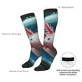 thumbnail image 4 of Sigee Bubbles Axolotl Fantasy for Socks for Men Women Socks Stocking Compression Socks, 4 of 6