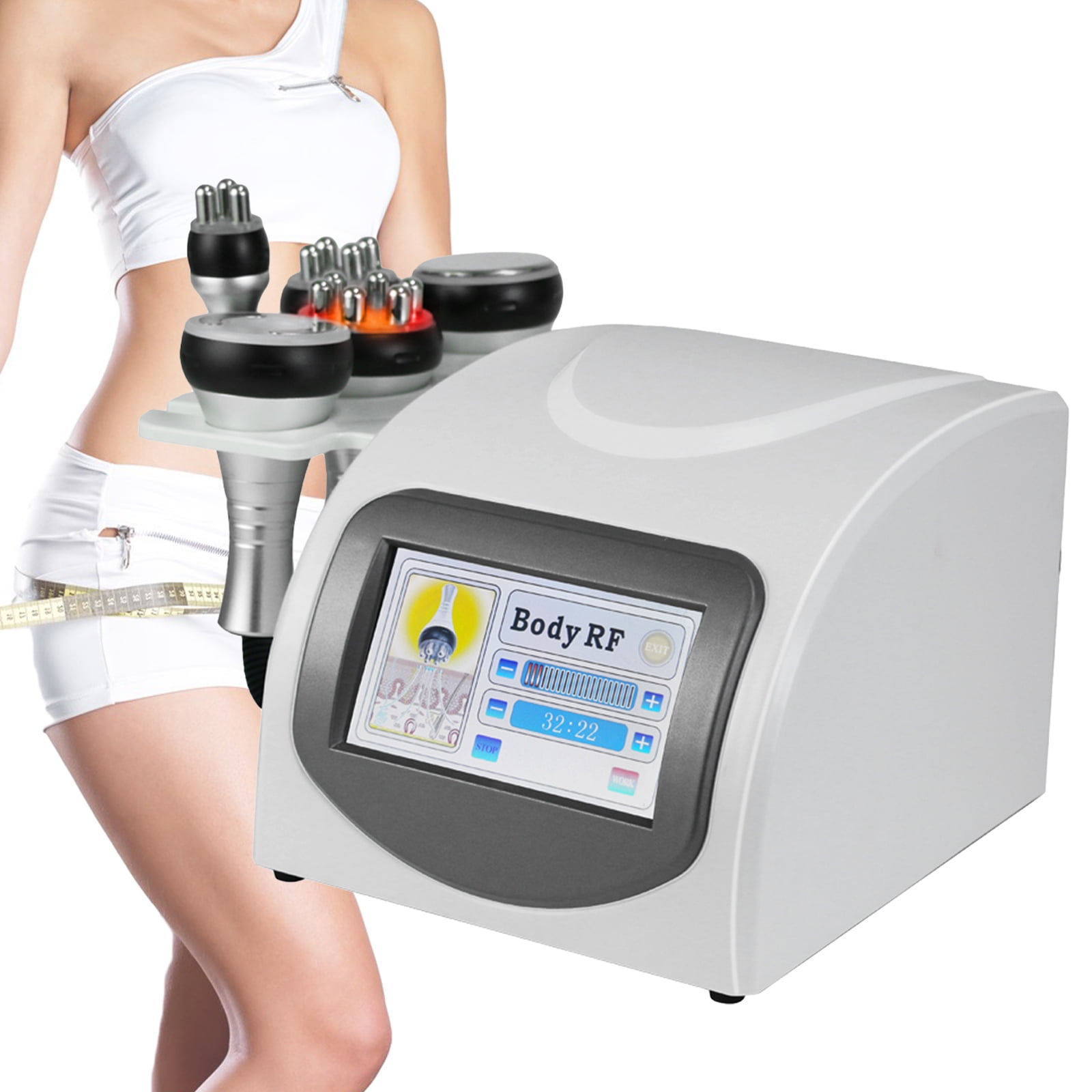 メガネ・老眼鏡 KTB Slimming System 40KHz 5in1 40K Cavitation Multipolar Body Slimming MachineRadio