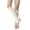 Off white, variant on Women Girls Ballet Dance Stirrup Leg Warmers Ribbed Knit Latin Knee High Socks