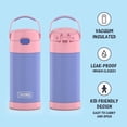 thumbnail image 3 of Termo para Niños FUNTAINER Botella de Agua 350 mL con Pajilla Morado/Rosa, 3 of 7