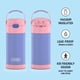 thumbnail image 3 of Termo para Niños FUNTAINER Botella de Agua 350 mL con Pajilla Morado/Rosa, 3 of 7