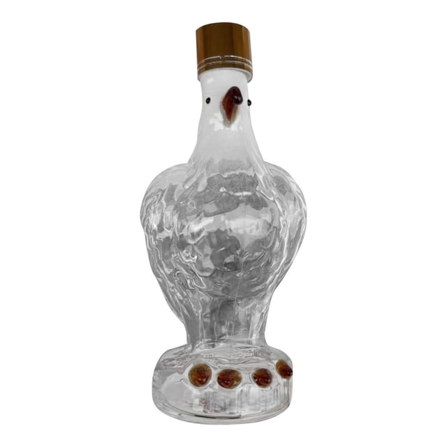 TIELUTT Design Bouteille de Liqueur en Verre Récipient Décoratif Scène d'Hiver Mugs Ensemble de Tasses Réfrigérantes Récipients de Stockage Alimentaire en Verre avec Couvercles Hermétiques Tasses à Boire 3d Verre avec Mesures 5 Onces