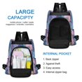 thumbnail image 4 of FORMRS Women's Travel Backpack Purse Anti-Theft Hidden Pockets Casual Shoulder Bag, Pink Marble Pattern, 4 of 7
