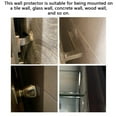 thumbnail image 4 of Cateissary Protector de pared de silicona transparente para oficina en casa, manija de puerta autoadhesiva para sala de estar, Tope de puerta Almacenamiento y organización del hogar 50x5.5mm 1 ud. Cateissary HA066506-04, 4 of 6