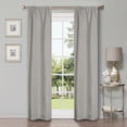 thumbnail image 7 of Linen Solid Blackout Curtain Panels, 26" x 84", Marshmellow by Blue Nile Mills, 7 of 7