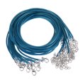thumbnail image 1 of 10uds Encerado Collar Cordón A Granel, 23 Pulgadas y 2mm Diámetro Collar Cadena Cuerda con Cierre para Colgantes, Pulseras, Joyería Fabricación, Cielo Azul, 1 of 6