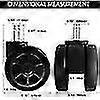 thumbnail image 4 of Gaming Ch Casters, Replaceable Replacement Wheels With Anti-fall Funct And Smooth Gliding (5 Pieces/set, ), 4 of 5