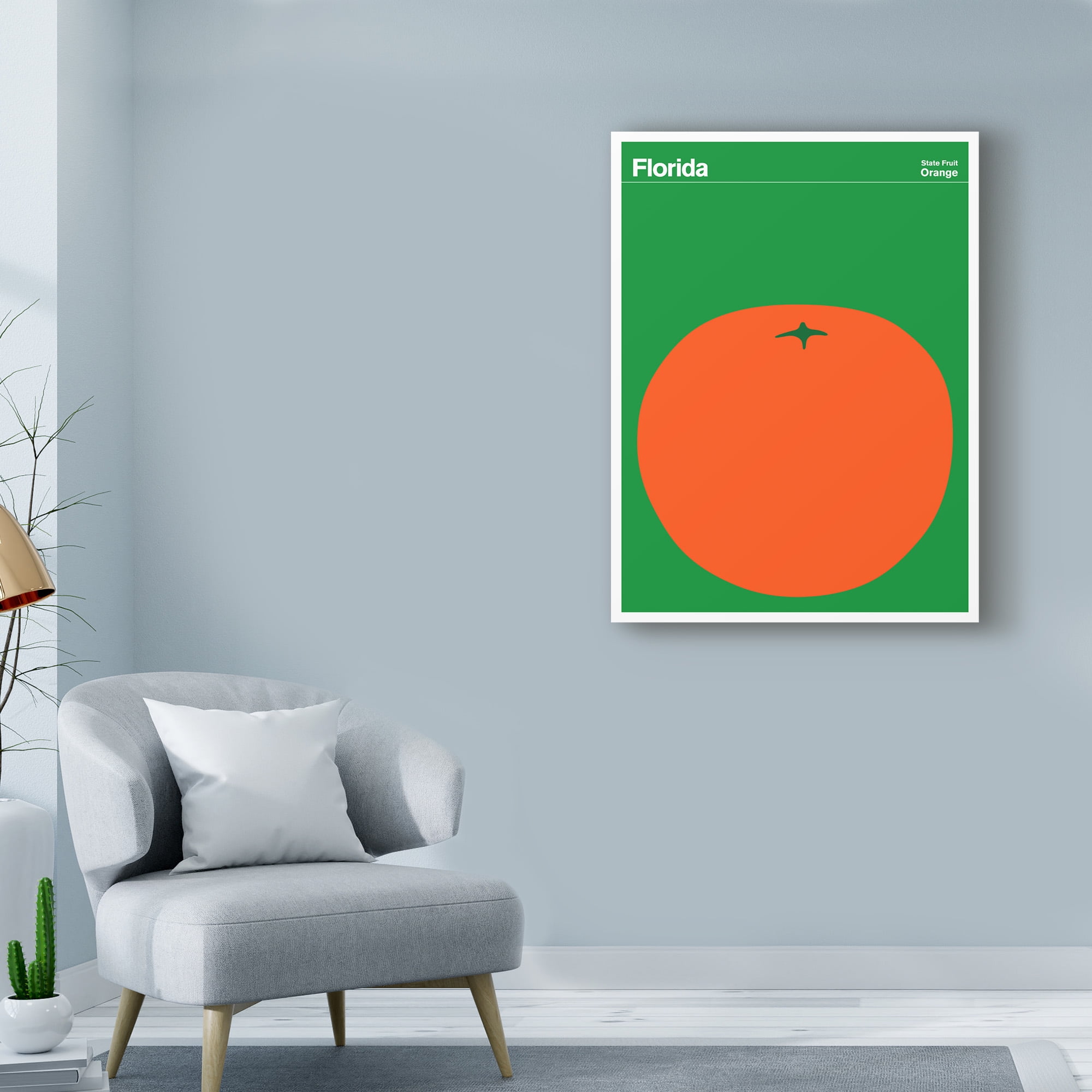 Trademark Fine Art 'Florida Orange' Canvas Art by Print Collection - Artist