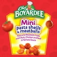 thumbnail image 3 of Chef Boyardee Mini Pasta Shells and Meatballs in Tomato Sauce, Ready-to-Eat Meal, 14.75 oz. Can, 3 of 9