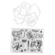 thumbnail image 1 of Clear Stamp Kit Christmas Pattern Card Making Transparent Stamp Embossing Cutting Die Set for DIY Scrapbook, 1 of 3
