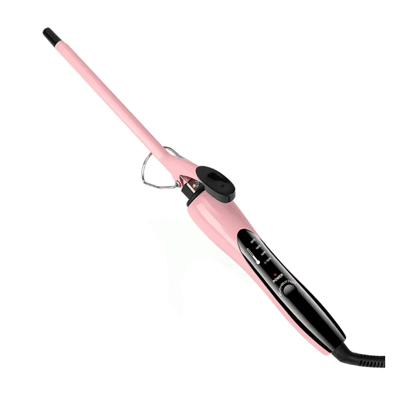 Tenaza Rizadora Cabello Cerámica De 9mm C/pantalla Lcd Belug Rosa
