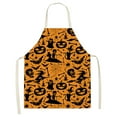 thumbnail image 2 of Apron,Halloween Apron For Men And Women Water And Oil Cooking Kitchen Apron Adjustable Bib Apron, 2 of 8