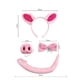 thumbnail image 3 of Juego de 4 piezas de disfraz de cerdo para Halloween, diadema con orejas de cerdo, pajarita para nariz y cola de cerdo, juego de 4 piezas, color rosa Sincero Electrónica, 3 of 3