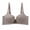 Coffee, variant on Minimizer Bras Women Wireless Lightweight Bras Solid Color Breathable Comfortable Fit Push Up Support Bras