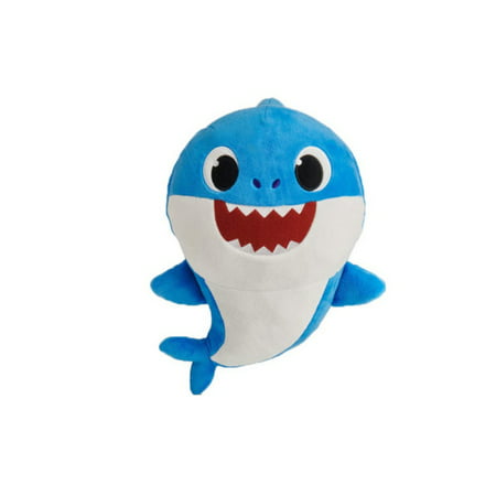 Tinymills Baby Shark Soft Plush Doll Music Toys Singing English Song For kids baby Gift With Music