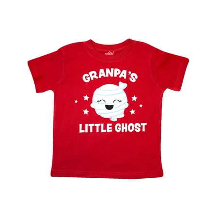 

Inktastic Cute Granpa s Little Ghost with Stars Gift Toddler Toddler Girl T-Shirt