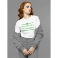 thumbnail image 4 of St Patricks Day Shamrock and Shenanigans Womens Long Sleeve T Shirt, 4 of 5