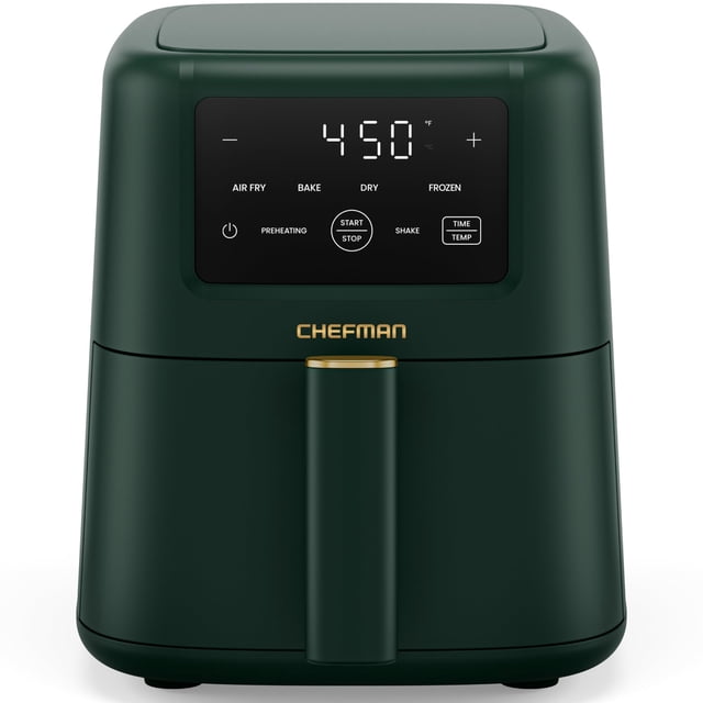 Freidora de Aire Chefman 3.5 QT 4 en 1 120V Verde
