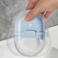 thumbnail image 3 of Vonpri 2 pack Soap Dishes Shower Holder Travel Soap Case with Lid and Draining Layer for small Bars, 3 of 7