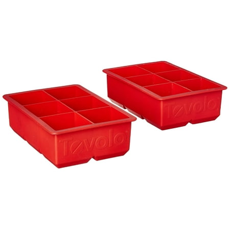 Tovolo Arge Inch Large King Craft Ice Mold Freezer Tray Of 2" Cubes