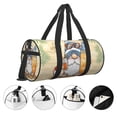 thumbnail image 5 of KLL Hello Summer Cute Gnome Duffle Bag For Men Women Sport Gym Fitness Tote Travel Training Workout Basketball Football Weekender, 5 of 8