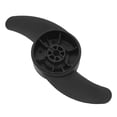 thumbnail image 4 of 2 Blade Propeller, Marine Propeller Stable Performance Plastic Black  For 28lb 36lb 46lb For 12V 24V Engines, 4 of 8