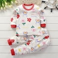 thumbnail image 3 of Conjunto de ropa de hogar para niños de otoño e invierno, ropa interior de algodón puro para bebés, conjunto de ropa de otoño y pantalones de otoño, pijamas para niños y niñas, 3 of 5