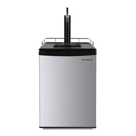 FRIGIDAIRE Beer Keg Kegerator Dispenser with Coupler, Tower Tap, Hose, and Drip Tray for Full Size and Pony Kegs, 5.4 cu. ft. Refrigerator