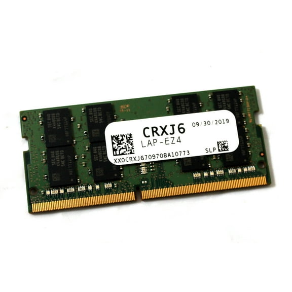 CRXJ6 Dell OEM 16GB 2Rx8 PC4-2666V 2666MHz Laptop Memory Module