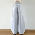 thumbnail image 6 of VBEWZET Girls Curved Pleated Parachute Trousers, Elastic Waist Baggy Cargo Joggers, Lightweight Casual Streetwear Pants for Kids & 5-16 Years Blue 13-14 Years, 6 of 8