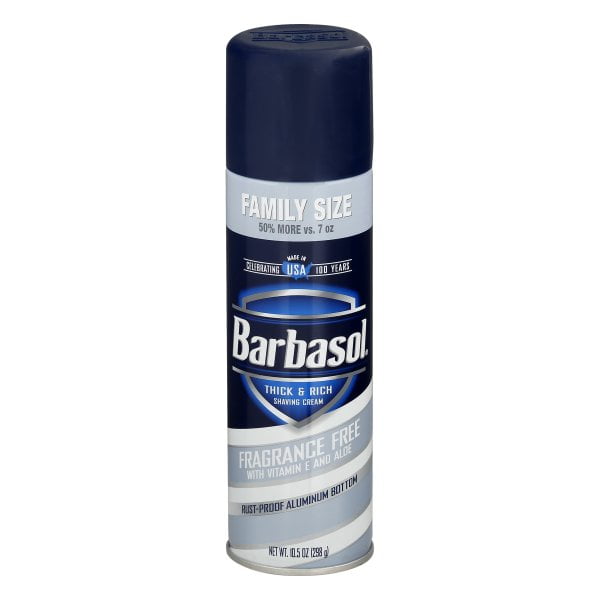 Barbasol Thick & Rich Shaving Cream (with Vitamin E & Aloe) Fragrance