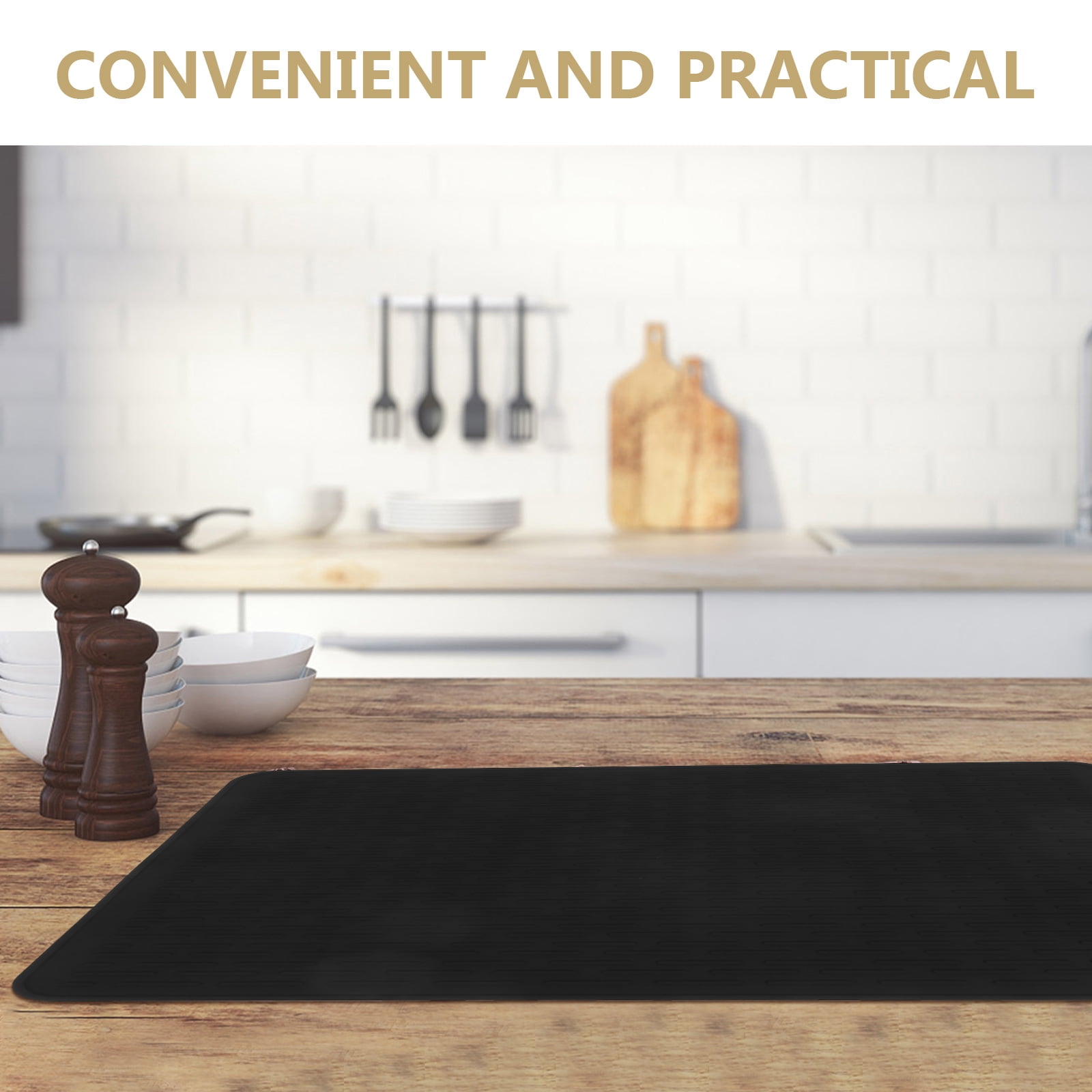 Silicone Heat Resistant Stove Top Protector Mat for Induction Cooktops and Kitchen Safety