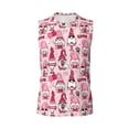 thumbnail image 6 of Lsque Garden Gnomes Print Men's Cotton Blend Sleeveless Muscle Shirts (S-3XL)- Moisture Wicking, Odor Protection, UPF 30+,Small, 6 of 8