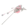 thumbnail image 4 of Aleación de mariposa Charms Tassel Moño para Kimono Hanfu Pin , Rosado Salvador Palo de pelo chino antiguo, 4 of 8