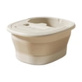thumbnail image 2 of SouMaox Foldable Bucket Crown Design Portable Soaking Basin Collapsible Washing Tub for Home Bathroom Apartment Travel Use, 2 of 8