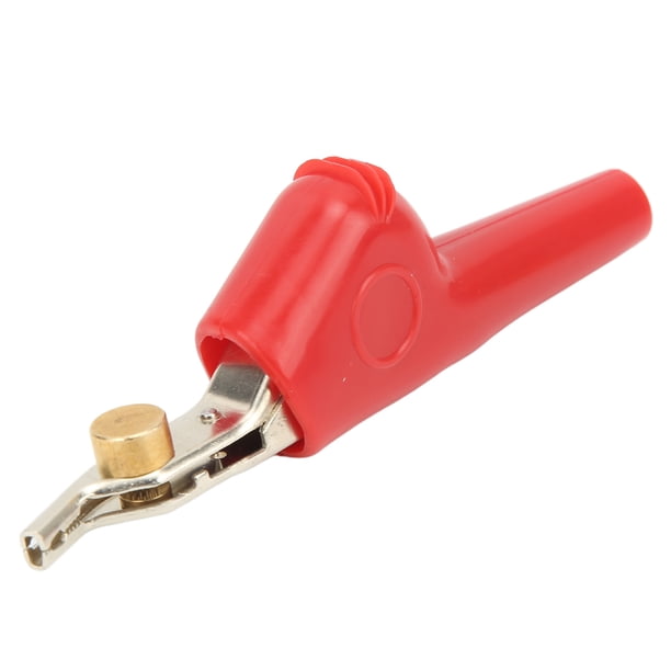 Pinza de Cocodrilo J.60043, Pinza de Cocodrilo, Cables de PrueBa PortáTiles, Pinza Pelacables con Aguja, Abertura de 25 mm Para Telecomunicaciones, Comunicaciones, Pruebebas