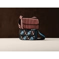 thumbnail image 5 of Free Assembly Women's Beaded Argyle Flap Shoulder Bag, Blue, 5 of 6