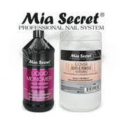 Mia Secret Liquid Monomer 32 oz & Cover Natural 1.5 lb