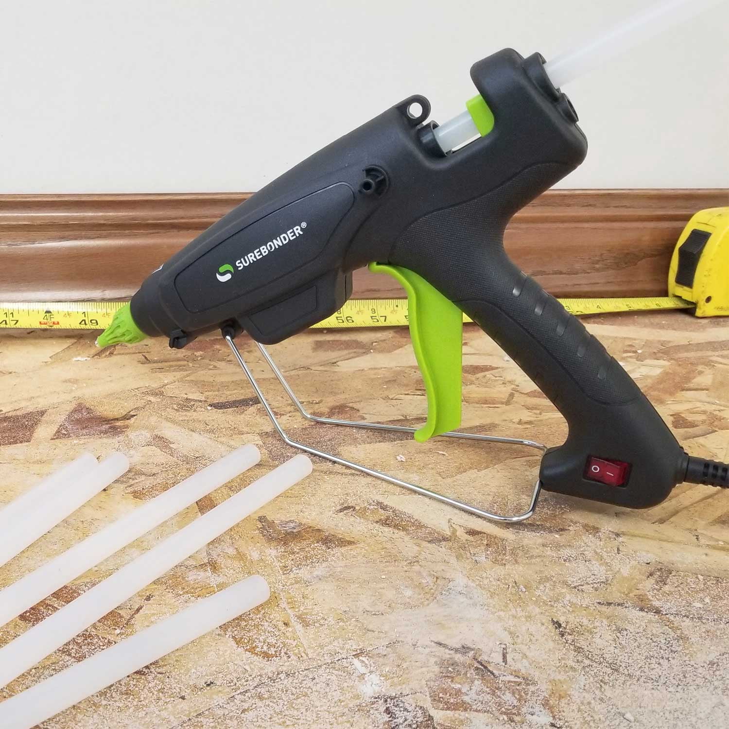 PRO2-180 180 Watt High Temperature Professional Heavy Duty Hot Glue Gun - Uses full size, 7/16" glue sticks