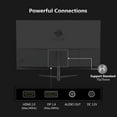 thumbnail image 3 of Z-EDGE 24 Inch 240Hz Gaming Monitor, FHD 1080P IPS Display, 1ms MPRT, AMD FreeSync, HDR Support, VESA Mount Compatible, Black, 3 of 10