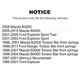 thumbnail image 2 of TOR Front Suspension Control Arm and Ball Joint Assembly Stabilizer Link Kit for Car Ford Ranger Mazda B4000 Explorer Sport Trac B3000 B2500 Mercury Mountaineer Left Right Driver Passenger KTR-100034, 2 of 2
