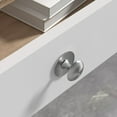 thumbnail image 2 of 4 Pcs Drawer Knobs Aluminum Self-Adhesive Knobs Convenient Handle Replacement Knobs Sliding Doors Home Improvement Silver, 2 of 10