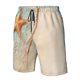 thumbnail image 4 of Balery Starfish On The Sand Beach Traje de Baño Estilo Hawaiano para Hombre, Shorts de Secado Rápido con Bolsillos-3X-Large, 4 of 6