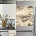 thumbnail image 5 of Retro Farmhouse Dishwasher Door Cover Reusable Trimmable Kitchen Fridge Front Decal Magnetic Home Refrigerator Magnet Decal Panels 23"Wx26"H Home Decor, 5 of 5