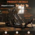 thumbnail image 5 of JoanKaren Leg Press Machine,2200lbs Weight Capacity,45 Degree Curved Foot Plate Leg Workout Machine for Strength Training, 5 of 9