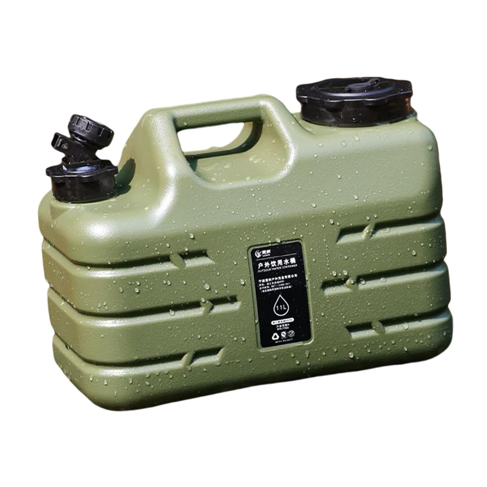 Portable Water Container with Spigot, Water Storage Barrel Bucket