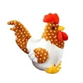 thumbnail image 2 of JWQFBC Chicken Plush Decor Comfortable Party Favors Realistic Adorable Ornament Chicken Polka Dots, 2 of 9