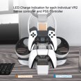 thumbnail image 2 of PS5 VR2 Multifunctional Charging Dock, Suitable For Dual Sensor Controller Charging Station Vr Eye Lens Wearable Desktop Charger, 2 of 6