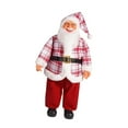 thumbnail image 4 of Kokiya Santa Claus Christmas Figurine 24" Collectible for Desk Indoor Outdoor Party Red White, 4 of 9